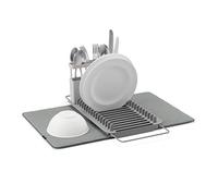 Umbra Udry escurridor de platos montable sobre fregadero, Gris carbón