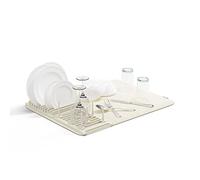 Umbra Udry Peg Escurridor de platos con tapete, Lino