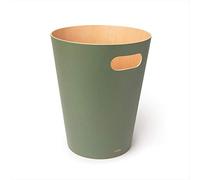 Umbra Woodrow Papelera de Madera, 7.5L, Madera de pícea | Asas integradas, interior natural, diseño duradero, fácil de transportar, para cualquier habitación