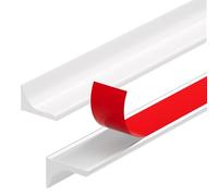 Umbral de ducha de agua plegable, 1,5 m de silicona barrera de ducha autoadhesiva,junta puerta ducha presa anti desbordamiento para bañera, cocina y baño, blanco