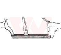 Umbral De Entrada Lateral Derecho Compatible Para BMW 3er Touring E36
