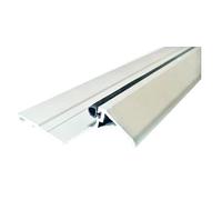 Umbral de puerta a Suiza KLOSE besser - Arco 75 - Anodado plateado - Longitud: 2 metros