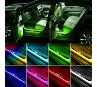 Umbral de puerta LED inalámbrico, luces coloridas impermeables personalizadas, luz decorativa de guardias de cortesía con detección automática