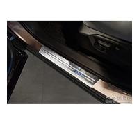 Umbrales de puerta inoxidable compatible con Mitsubishi Eclipse Cross PHEV 2021- 'Hybrid' - 4-piezas