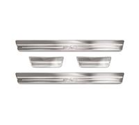 Umbrales de puerta inoxidable compatible con Toyota Aygo X 2022- 'Lines X' - 4-piezas