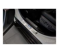 Umbrales de puerta inoxidable compatible con Toyota Highlander XU70 2020- 'Hybrid' - 4-piezas