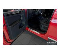 Umbrales de puerta inoxidable compatible con Volkswagen Tiguan II 2016-2020 & FL 2020- incl. Allspace 2017-2020 & FL 2020-2024 - 'Lines' - 4-piezas