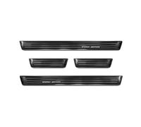 Umbrales de puerta inoxidable negro compatible con Skoda Fabia IV Hatchback 2021- 'Special Edition' - 4-piezas