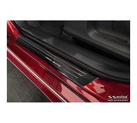 Umbrales de puerta inoxidable negro compatible con Toyota Yaris 2020- excl. GR - 'Special Edition' - 4-piezas