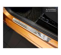 Umbrales de puerta inoxidable plateado compatible con VW Up! 2012-/Arteon 2017- incl. Shooting Brake 2020-/Tiguan 2015- in ll Space 2017-/Golf Sportsvan 2014- - 'Special Edition'