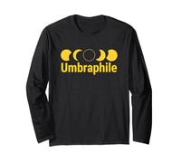 Umbraphile Eclipse Solar Phase Path of Totality Tops & Tees Manga Larga