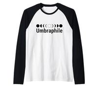 Umbraphile Total Solar Eclipse Camino de Totalidad Tops y Cosas Camiseta Manga Raglan