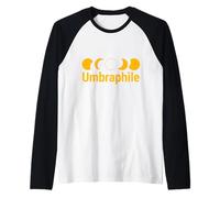 Umbraphile Total Solar Eclipses Camino de Totalidad Tops y más Camiseta Manga Raglan