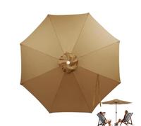 Umbrella Canopy Replacement | 11-Foot 8-Rib Cantilever Waterproof Fabric Cover | Patio Replacement Canopy | For Deck Grill Picnic Parks Market Bay Sports Summer