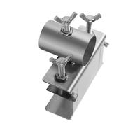 Umbrella Holder on Deck Railing, Heavy Duty Outdoor Solution, Portable Base Pole Support, Space Saving Stability for Balcony, Patio, Pool, Beach, Camping, Fishing, 4.72x6.3x1.77 inches