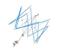 Umbrella Yarn Swift - Adjustable Wool Winder & Knitting Machine For Crochet | Portable With Spring-Loaded Buttons, Expands To 60cm | ABS+Metal Construction, 390g