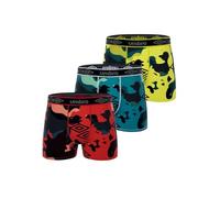 Umbro Umb/1/Bmx3/Puk Ropa Interior de Hombres, Rojo/Amarillo/Azul, M (Pack de 3)
