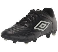 Umbro Boy's Classico XI FG Jr. Soccer Cleat, Black/Gray, 3 Little Kid