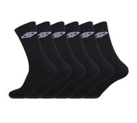 UMBRO Calcetines Hombre Deporte Suaves - Paquete de 6 - Calcetines Altos Hombre, Running, Cómodos
