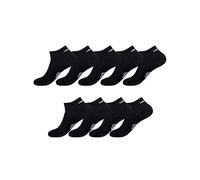 Umbro Calcetines Tobilleros Hombre y Mujer 39-42, Algodón Pack de 9, Negro