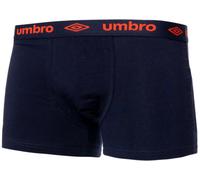 Umbro - Calzoncillo Boxer Cotton, Hombre, Navy - Dark Orange, S