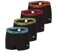 Umbro Calzoncillo Ropa Interior Hombre Algodón Liso (Paquete de 4)