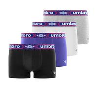 Umbro Calzoncillo Ropa Interior Hombre Algodón Liso (Paquete de 4)