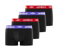 Umbro Calzoncillo Ropa Interior Hombre Algodón Liso (Paquete de 4)