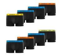 Umbro Calzoncillos Hombre Boxer Algodón, Pack de 8, Negro A4 (M)