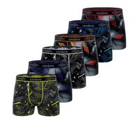 Umbro - Calzoncillos tipo bóxer para hombre deportivo, transpirables y elásticos (Pack de 6), XL