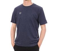 Umbro - Camiseta marina jaspeada para hombre SB Net Logo, azul marino, M