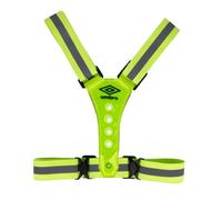 Umbro Chaleco Reflectante - Chaleco Reflectante Homologado para Correr - Chaleco Reflectante Bicicleta con Luz - Chaleco Reflectante con 8 Leds - Chaleco Reflectante Ajustable con Luz