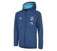UMBRO Chaqueta con Cremallera Completa de Inglaterra (O2) Jnr, Botón Azul y Soltero, L Unisex Adulto