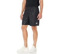Umbro Checkered Short Pantalones Cortos, Negro (, 38 para Hombre