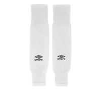 Umbro Club Footless Sock Sleeve Manga de calcetín sin pies, Blanco/Negro, Talla única para Hombre