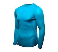 Umbro Core LS Crew Baselayer Camiseta Térmica, Hombre, Azul Vista, L