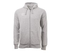 Umbro Fleece Zip Through Small Logo Hoodie Chaqueta con Capucha, Hombre, Gris, L