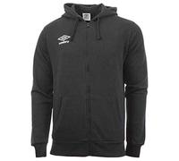 Sudadera UMBRO FLEECE ZIP THROUGH SMALL LOGO HOODIE 64875U 090 Negro - Talla: M