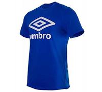 Umbro Fw Large Logo Cotton tee Camiseta, Hombre, Azul (TW Royal Eh2), Large (Tamaño del Fabricante:L)