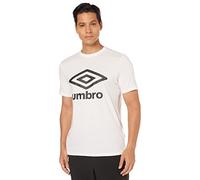 Umbro Fw Large Logo Cotton tee Camiseta, Hombre, Blanco (Brilliant White 13v), X-Large (Tamaño del Fabricante:XL)