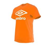 Umbro Fw Large Logo Cotton tee Camiseta, Hombre, Naranja (Turmeric Grh), Small (Tamaño del Fabricante:S)