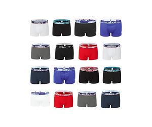 Umbro - Pack sorpresa para hombre, 100% algodón, modelo aleatorio, libertad de movimiento, transpirable y agradable (lote de 5), Azul/rojo y negro, M
