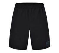 Umbro Pantalón Corto Tejido de Entrenamiento Profesional Deportivos para Hombre, Poliéster, Negro, Estándar