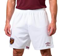 Umbro - Pantalón corto West Ham Primera Equipación 2025-2026, Unisex, Brillian White, M