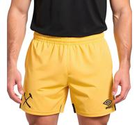 Umbro - Pantalón corto West Ham Tercera Equipación 2025-2026, Unisex, Orche-Sky Captain, L
