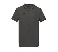 UMBRO Polo de algodón para hombre, Polo para hombre, gris, medium