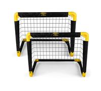 Umbro Portería de fútbol para jardín para niños y Adultos, porterías de fútbol Plegables, porterías de fútbol para Interior y Exterior, 50 x 44 x 44 cm, Negro/Amarillo