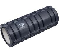 Umbro Rodillo de masaje para fascia, deporte y fitness, alivia los músculos, negro, 14 x 33 cm