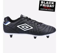 Umbro Speciali Liga Suelo Blando con Cordones Fútbol para Hombre Botas Negras