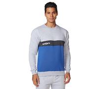 UMBRO Sudadera FW Sportswear Capucha, Gris Marga, Azul Marino, Gris Bosque, XL para Hombre
